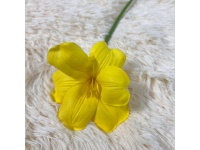 Kwiat pojedynczy piankowy wys. 50 (kwiat 10,5 cm) ŻÓŁTY