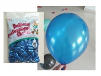 Balony lateksowe 12-calowe grube, perłowe JASNO NIEBIESKIE kpl 100 szt