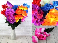 Bukiet sztuczny róże giga 80 cm 7 kwiatów (średnica kwiata 17 cm) - mix kolor