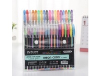 Długopisy żelowe 36 kolorów w etui 