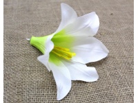 Główka kwiatowa LILIA 15x15 cm biało-limonkowa #1