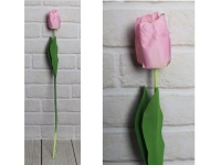 z Kwiat sztuczny TULIPAN RÓŻOWY łodyga (66x8 cm) #212 - 1 szt