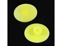 Myjka silikonowa do naczyń żółta 6,5x5x2,5 cm