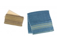 Ręcznik, ścierka złote paski (C11B) 70x35 mix kolor - 1 szt