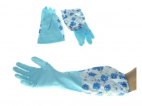 Rękawice gumowe do mycia, sprzątania DŁUGIE - 1 para