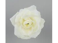 Róża główka 13x7 cm KREMOWY #012- 1 szt