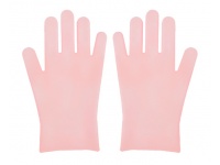Silikonowe rękawiczki do mycia, sprzątania OCHRONNE różowe - 1 para