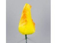 Tulipan główka 9x4,5cm POMARAŃCZOWO-ŻÓŁTA #16 - 1 szt