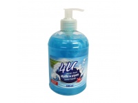 4U Mydło w płynie 500 ml pompka OCEAN niebieskie