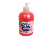 4U Mydło w płynie 500 ml pompka RÓŻA czerwone