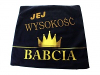 55 Poszewka na poduszkę - JEJ WYSOKOŚĆ BABCIA