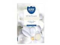 AURA Podgrzewacze BIAŁE KWIATY p15-179