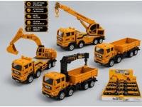 Auto budowlane 17x8,5x4,8 cm - mix