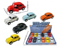 Auto metalowe z napędem 10,5x4,2x3 cm - mix kolor