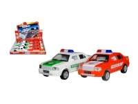 Auto, samochód ratunkowy POLICJA z polskim modułem dźwiękowym 17,5 cm - 1 szt