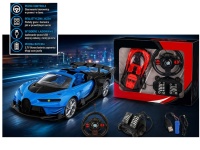 Auto sportowe zdalnie sterowane z kierownicą i pedałami w kartonie 40x33x10 cm
