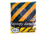 AWE Rajstopy elastil 20 DEN w woreczku XXL-5 duży klin tył 2x - czarne