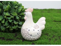 b Figurka ceramiczna KURA 13x9,5 cm