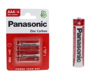 Bateria PANASONIC R03 AAA czerwona - 1 szt (1 paluszek)