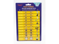 Bateria T&E zestaw 22 szt na blistrze 26,5x18 cm