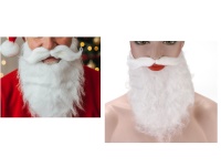 Broda ŚWIĘTEGO MKOŁAJA z wąsami, uniwersalna na gumce 22x19 cm