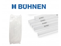 BUHNEN Niemiecki Klej w sztyftach laskach na gorąco, termotopliwy z nadrukiem 300x11mm - 1kg 