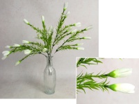 Bukiet ala KROKUS wys. 40 cm, 5 łodyg ( 25 kwiatów 5x2 cm) BIAŁY