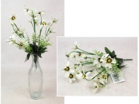 Bukiet ALA RUMIANEK wys. 33 cm (kwiat 4,5x1 cm) BIAŁY