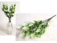 Bukiet ala SZYSZKI CHMIELU wys. 32 cm 5 łodyg (25 szyszek 4,5 cm) BIAŁY