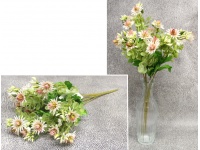 Bukiet ASTER wys. 43 cm, 8 łodyg (16 kwiatów 4x2,5 cm) ECRU