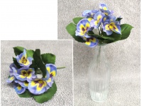 Bukiet, bukiecik BRATEK wys. 17 cm (14x14) NIEBIESKI