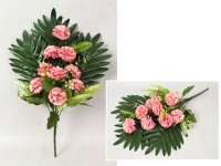 Bukiet CHRYZANTEMA wys. 45 cm, 9 łodyg (9 kwiatów 6x3 cm) RÓŻOWA