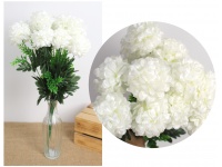 Bukiet CHRYZANTEMA wys. 50 cm 13 łodyg (13 kwiatów 8 cm) BIAŁA