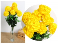 Bukiet CHRYZANTEMA wys. 50 cm 13 łodyg (13 kwiatów 8 cm) ŻÓŁTA