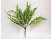 Bukiet dekoracyjny zielony PAPROĆ silikonowa 7 gałązek 40 cm - 1 szt