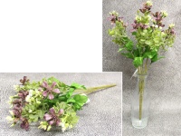 Bukiet DROBNE KWIATKI wys. 44 cm, 8 łodyg (16 kwiatów 4x2,5 cm) FIOLETOWY