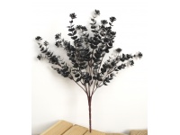 Bukiet EUKALIPTUS 7 GAŁĄZEK 35 cm CZARNO-BIAŁA