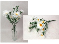 Bukiet GERBERA wys. 42 cm, 7 łodyg (14 kwiatów 8x2 cm) BIAŁA