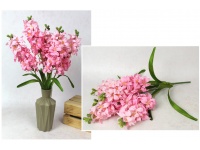 Bukiet HIACYNT wys. 55 cm  5 łodyg (5 kwiatów 20 cm) RÓŻOWY