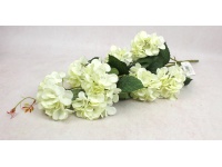 Bukiet HORTENSJA wys. 75 cm, 7 łodyg (8 kwiatów 10x6 cm) ŚMIETANOWA