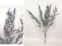 Bukiet LAWENDA 57 cm, 5 łodyg FIOLETOWA bielona