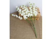 Bukiet ŁUBIN wys. 49 cm, 4 łodygi (kwiat 20x5 cm) BIAŁY