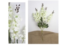 Bukiet ŁUBIN wys. 58 cm, 5 łodyg (kwiat 21x4 cm) BIAŁY