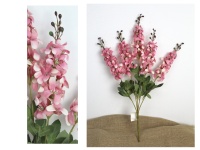 Bukiet ŁUBIN wys. 58 cm, 5 łodyg (kwiat 21x4 cm) RÓŻÓWO-KREMOWY