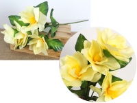 Bukiet MAGNOLIA wys. 60 cm (5 kwiatów 14 cm) ŻÓŁTA-JASNA