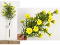 Bukiet PORTULAKA wys. 62 cm (25 kwiatów 3 cm) ŻÓŁTA