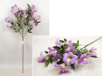 Bukiet POWOJNIK wys. 83 cm, 5-ramion (15 kwiatów 9x7 cm) FIOLETOWY