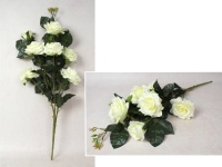 Bukiet RÓŻA wys. 69 cm, 3 łodygi (7 kwiatów 11-7 cm) BIAŁA