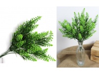Bukiet sztuczny asparagus 35 cm 5 łodyg ZIELONY