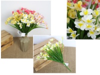 Bukiet ZEFIRANT, TRAWA wys. 34 cm, 7 łodyg (kwiat 4x1 cm) MIX KOLOR